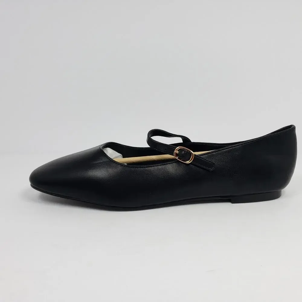GAP Womens Size 11 Black Casual Mary Jane Ballet Flats Shoes